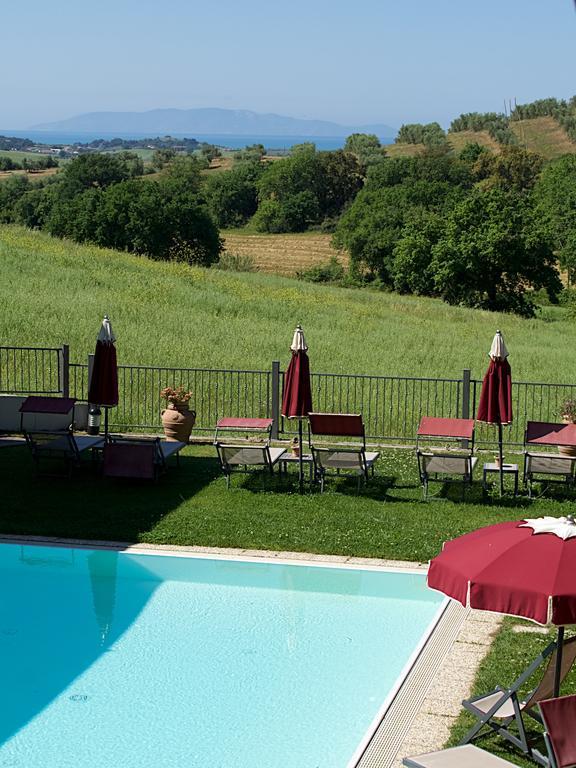 Hotel Ristorante Le Querciolaie Dei Ricci Fonteblanda Εξωτερικό φωτογραφία